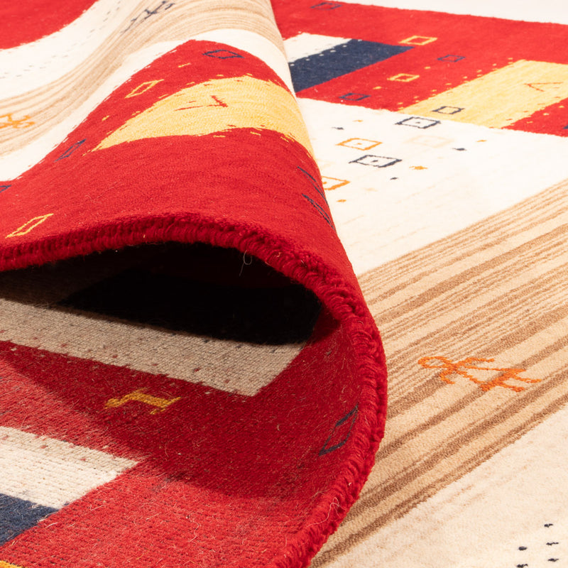 Gabbeh matta - Loribaft Softy - 240 x 170 cm - flerfärgad