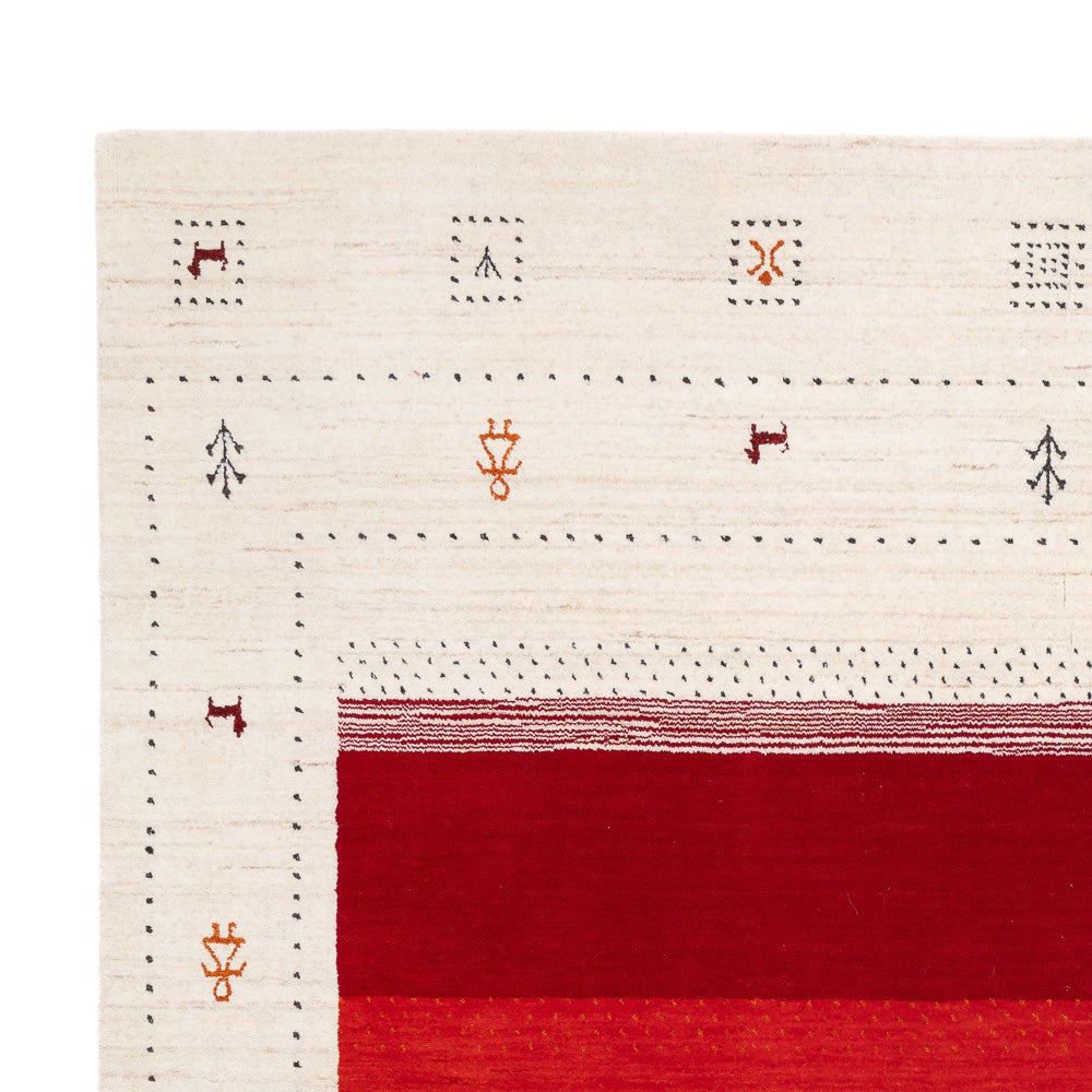 Gabbeh matta - Loribaft Softy - 240 x 170 cm - flerfärgad