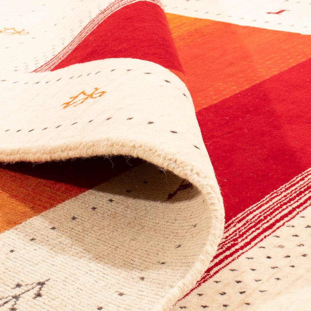 Gabbeh matta - Loribaft Softy - 240 x 170 cm - flerfärgad