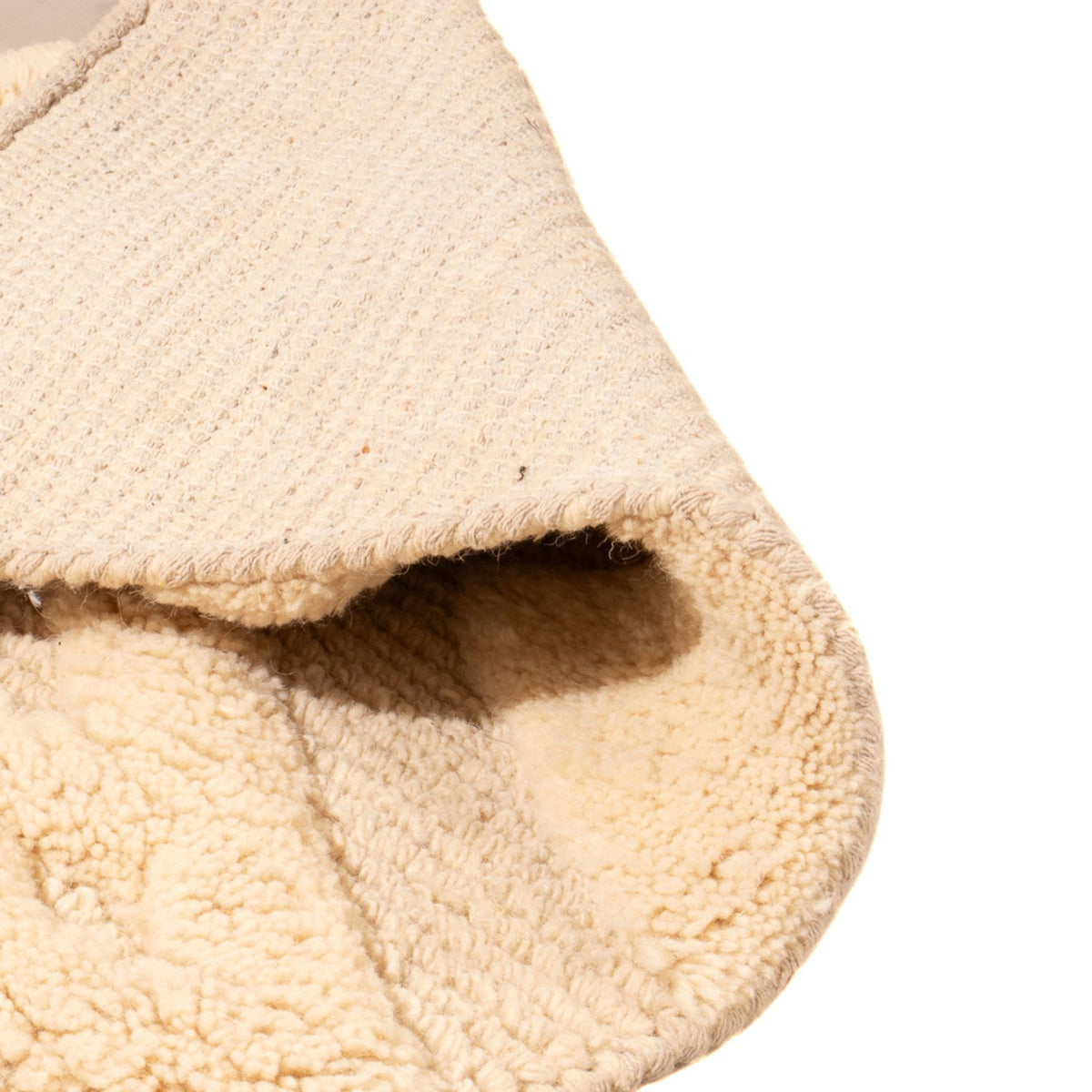 Ullmatta - 90 x 60 cm - ljusbeige