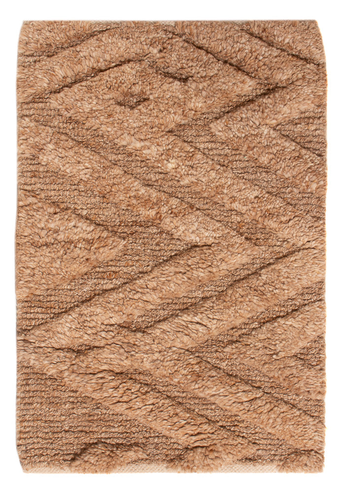 Ullmatta - 90 x 60 cm - mörk beige
