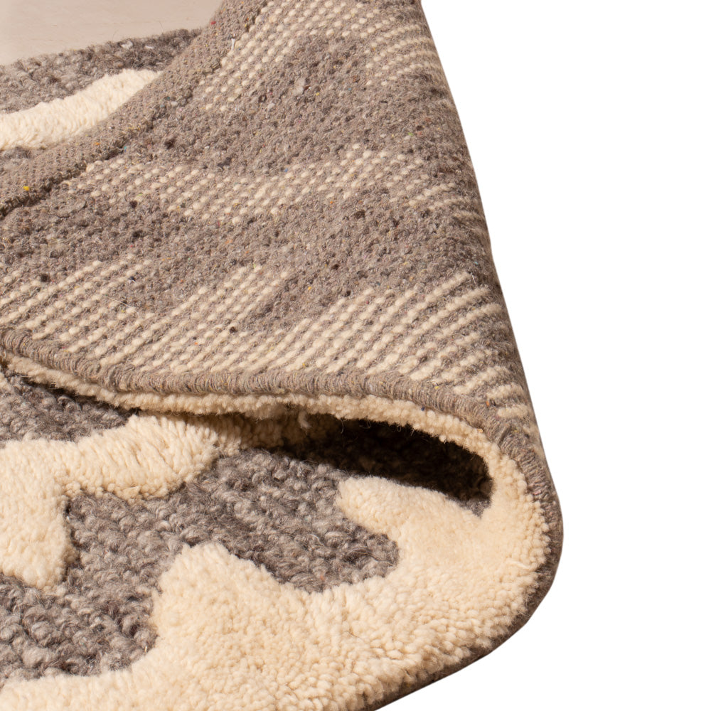 Ullmatta - 90 x 60 cm - beige