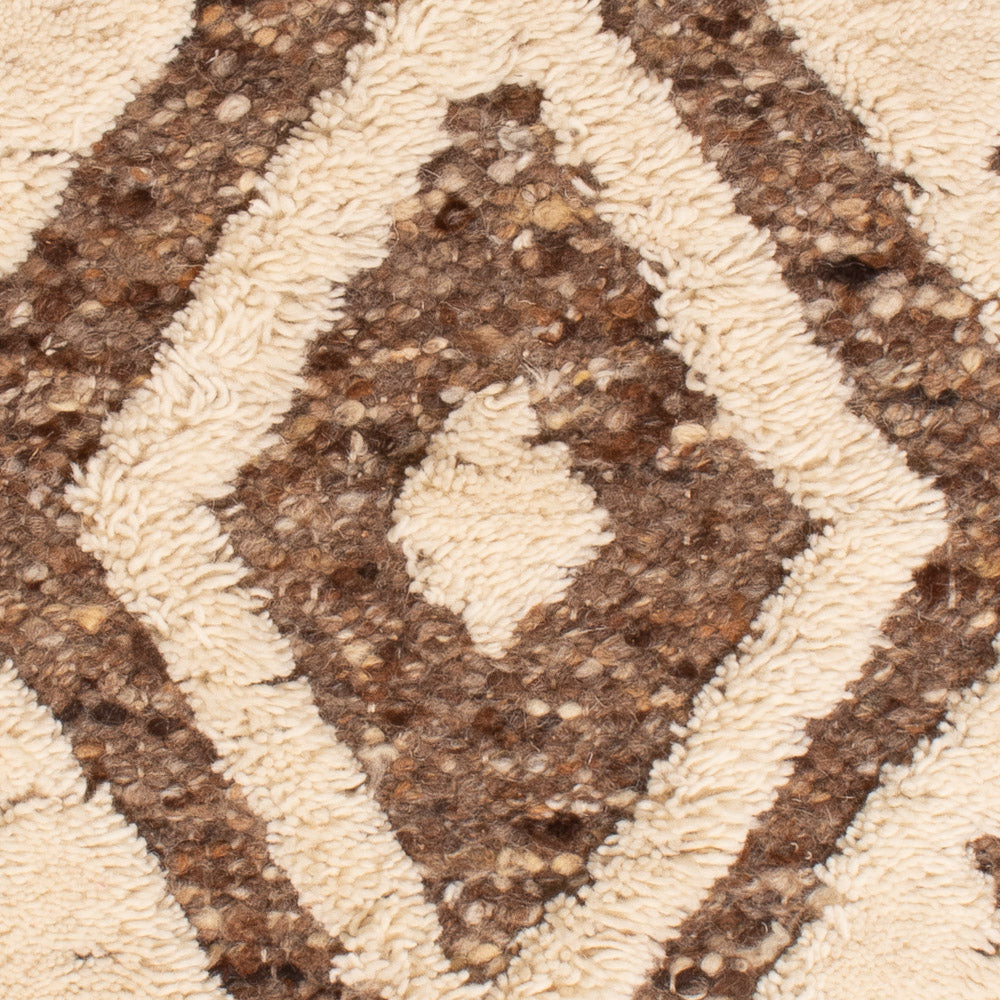 Ullmatta - 90 x 60 cm - mörk beige