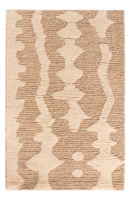 Ullmatta - 90 x 60 cm - mörk beige