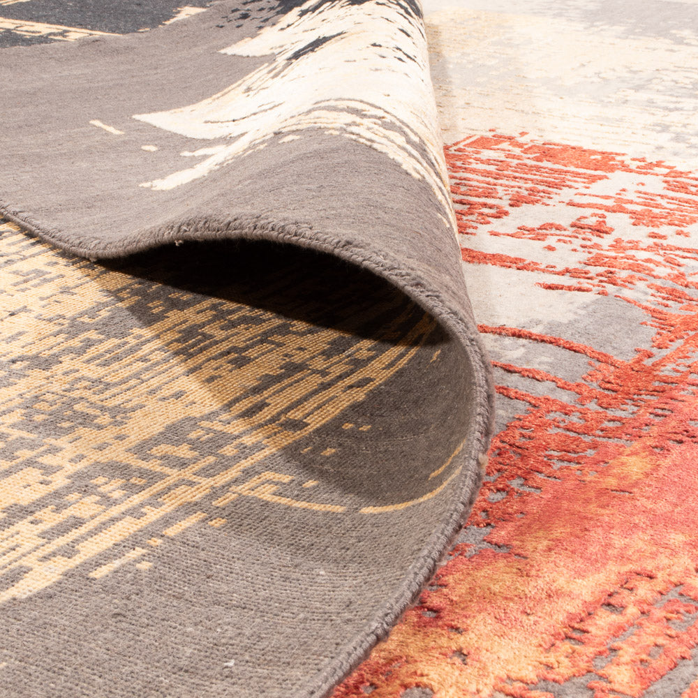 Designermatta - 306 x 240 cm - flerfärgad