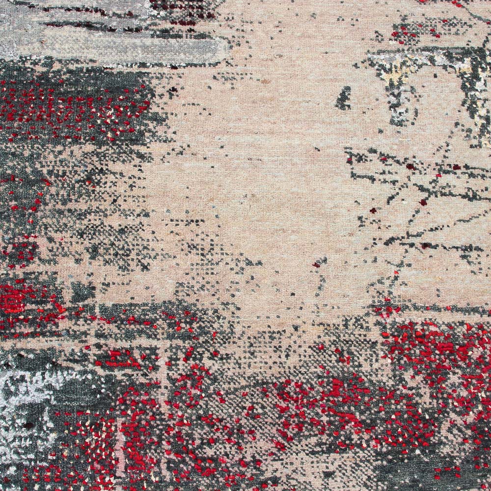 Designermatta - 302 x 240 cm - flerfärgad