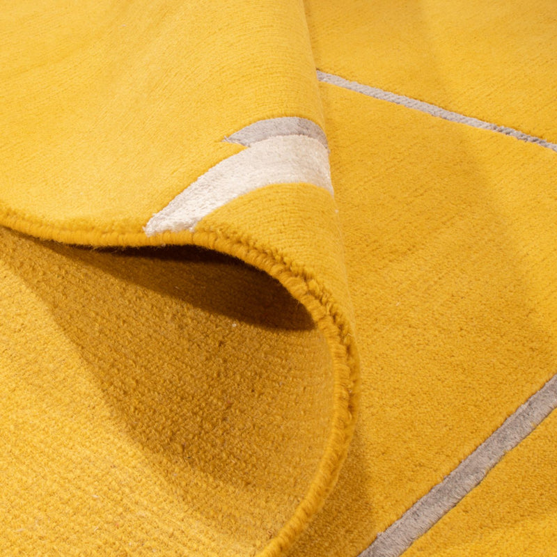 Designermatta - 242 x 171 cm - guld