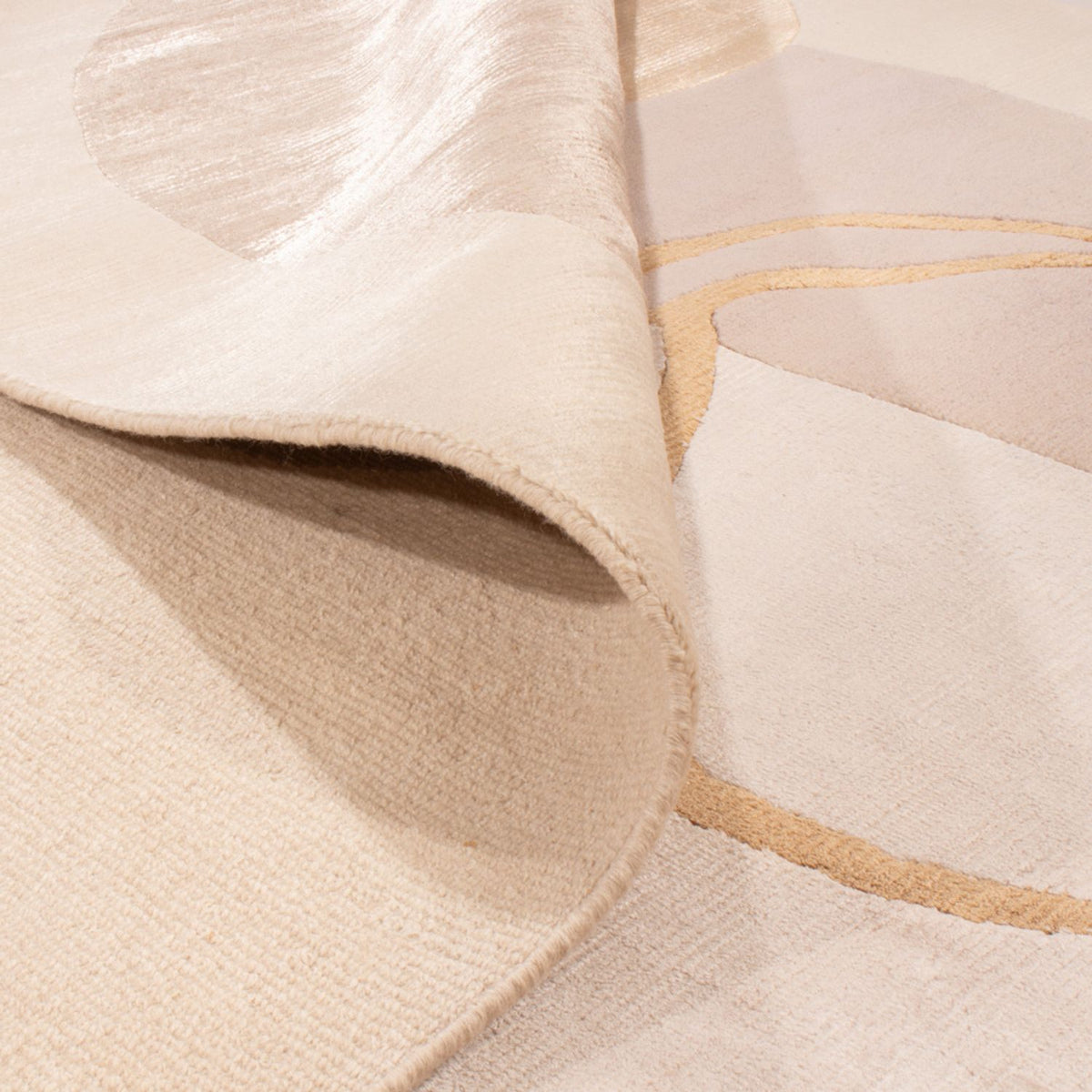 Designermatta - 241 x 166 cm - beige