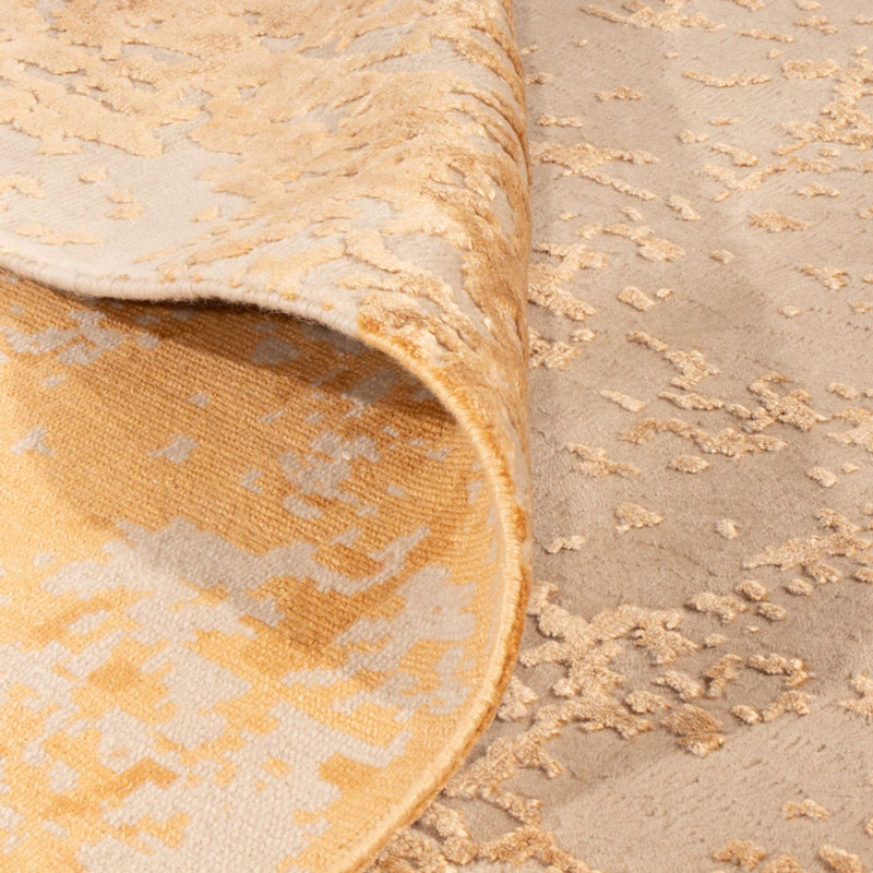 Designermatta - 246 x 171 cm - guld