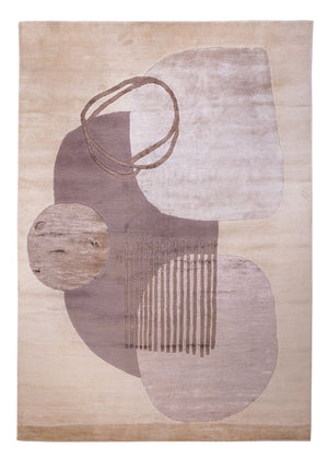 Designermatta - 244 x 164 cm - silver