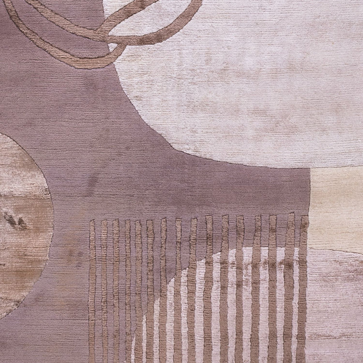 Designermatta - 244 x 164 cm - silver