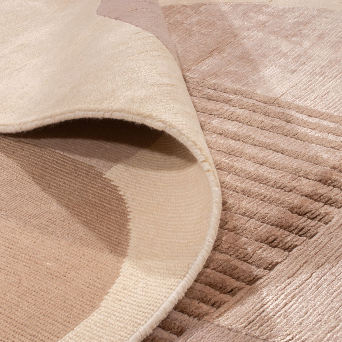 Designermatta - 244 x 164 cm - silver