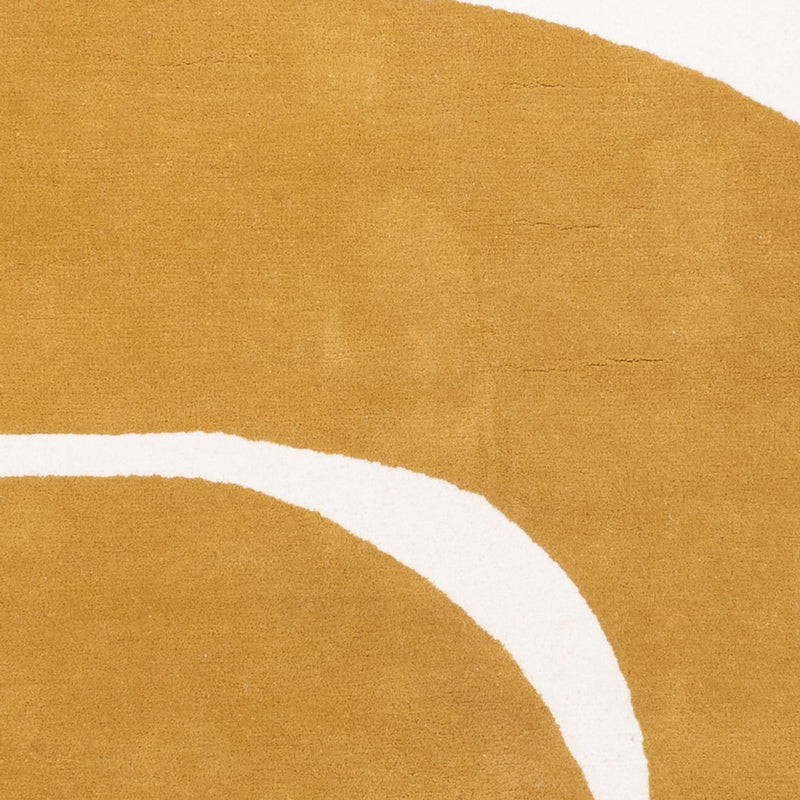 Designermatta - 200 x 140 cm - guld