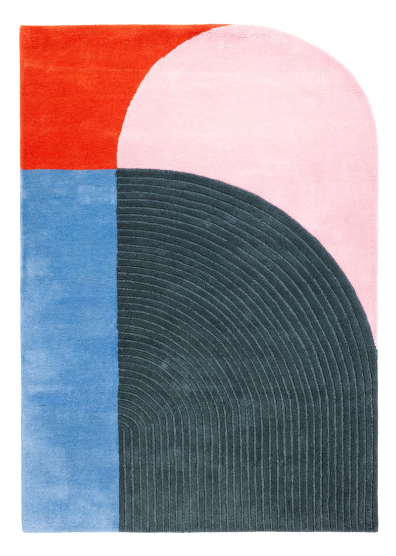 Designermatta - 200 x 140 cm - flerfärgad