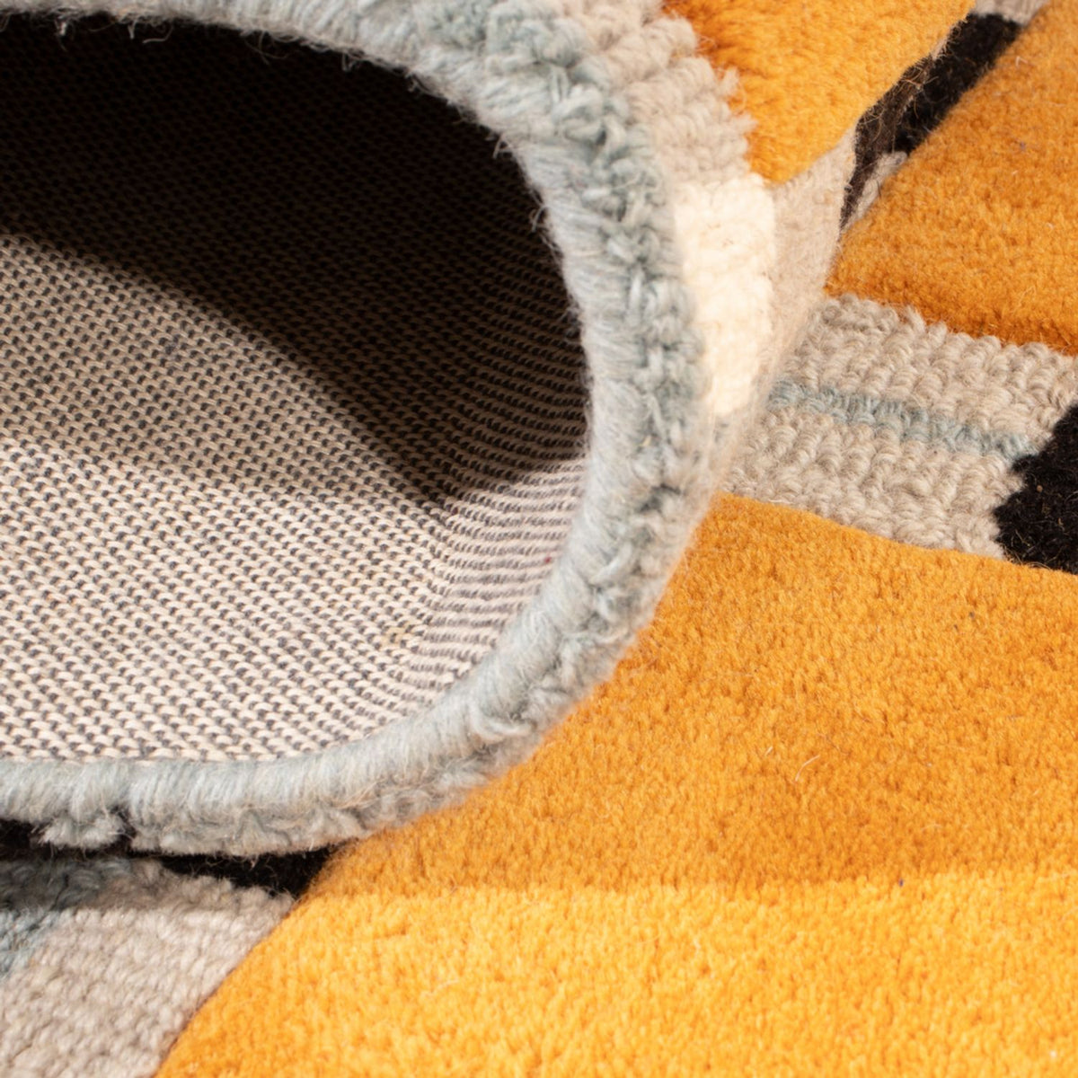 Designermatta - 200 x 140 cm - guld