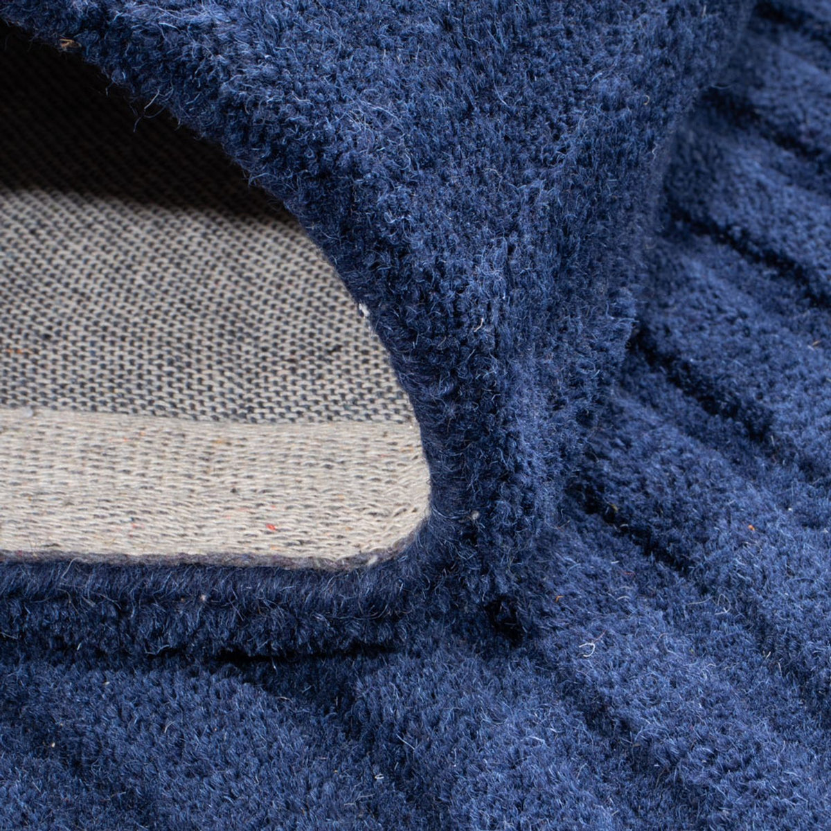 Ullmatta - 200 x 140 cm - blå