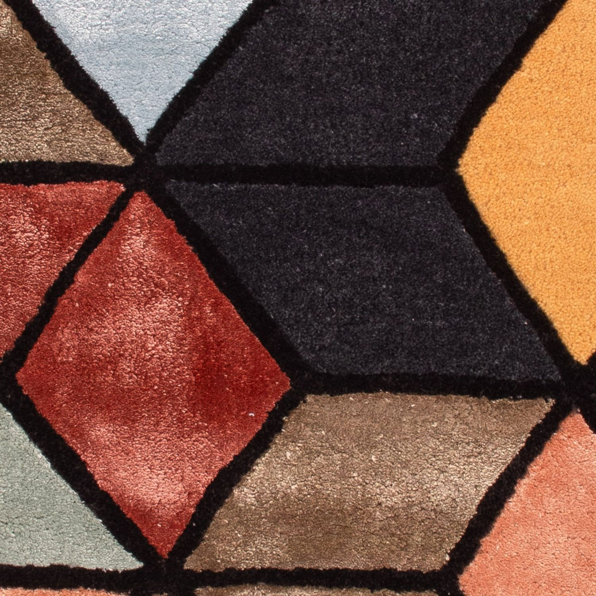 Designermatta - 90 x 60 cm - flerfärgad