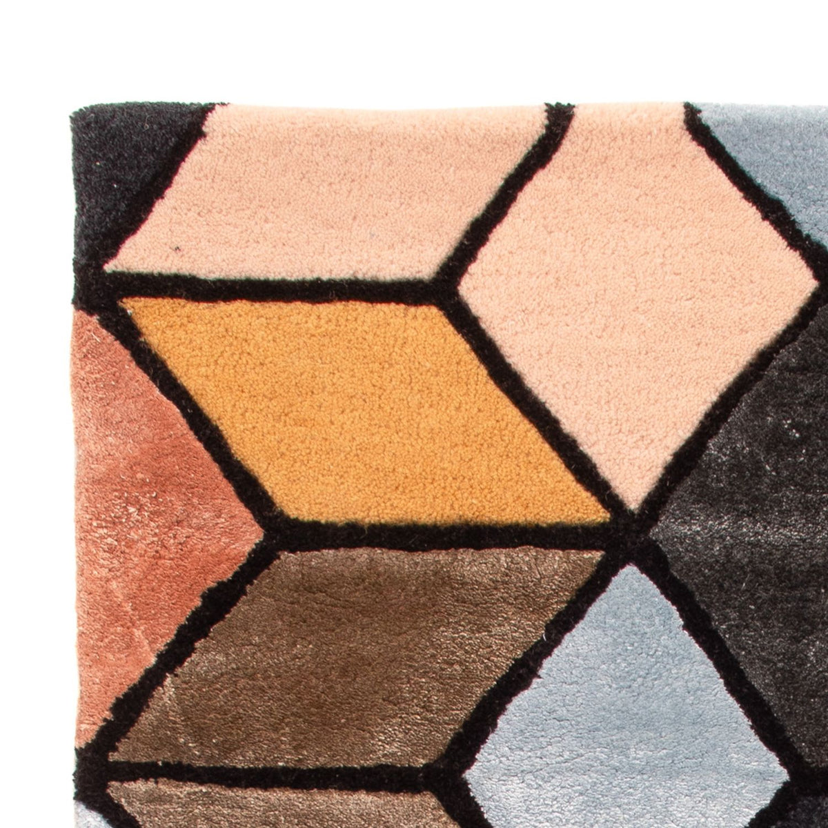 Designermatta - 90 x 60 cm - flerfärgad