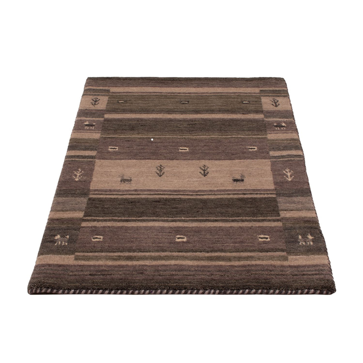 Gabbeh-matta - Softy - 90 x 60 cm - silver