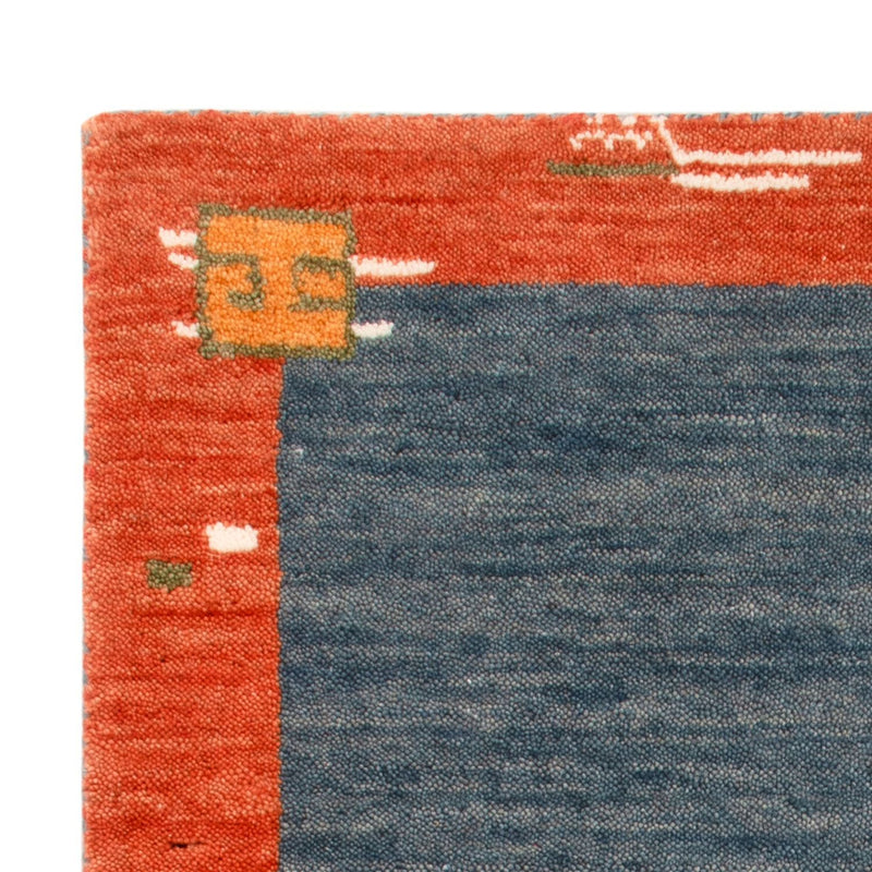 Gabbeh-matta - Softy - 90 x 60 cm - blå