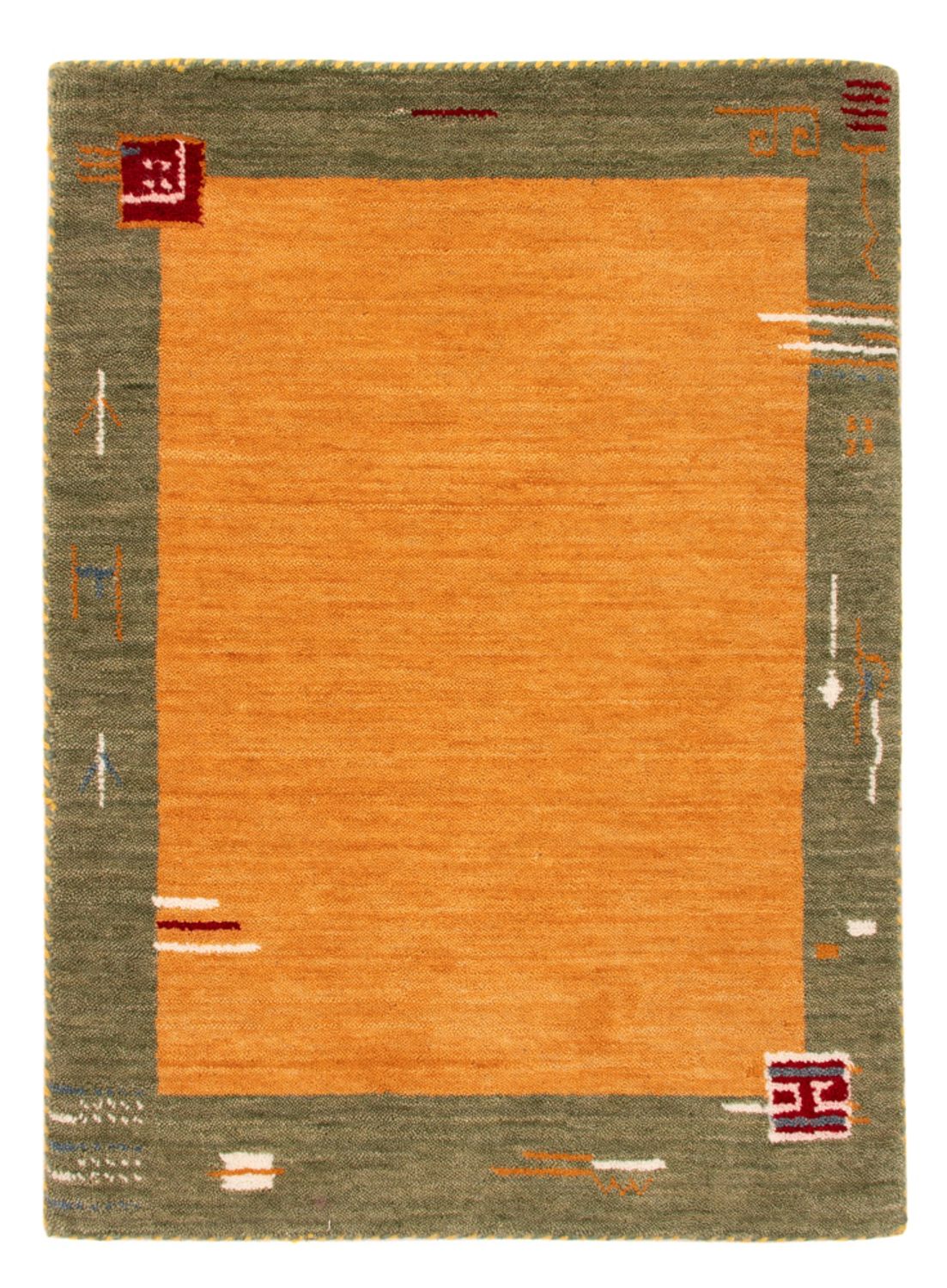 Gabbeh-matta - Softy - 90 x 60 cm - orange