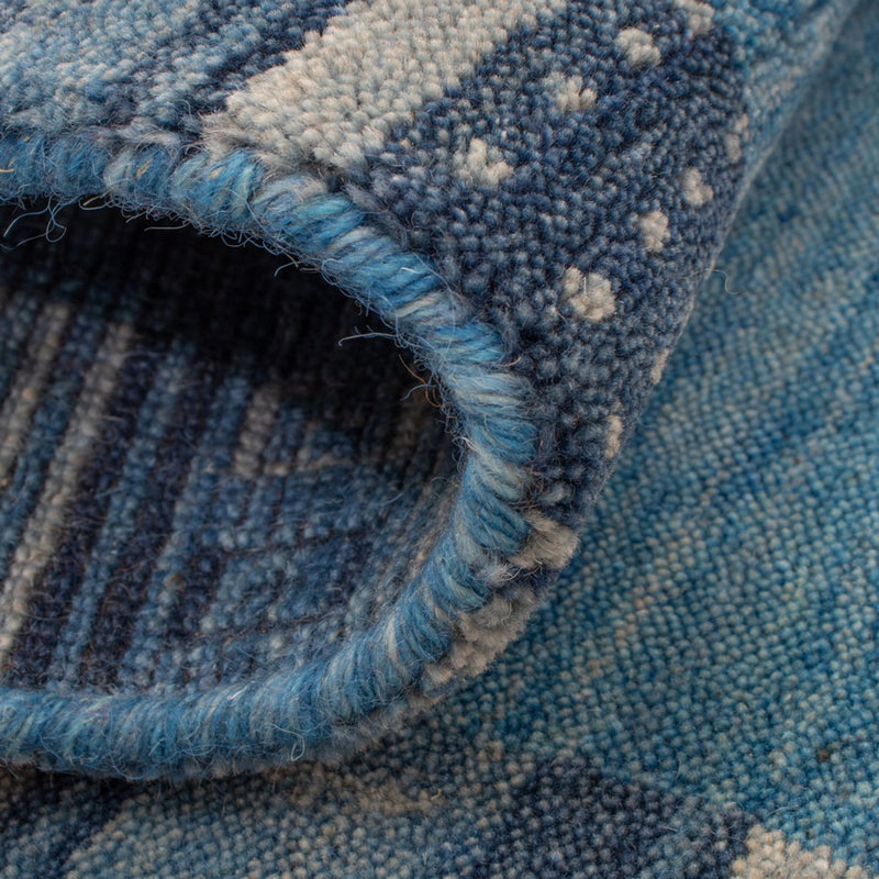 Gabbeh-matta - Softy - 90 x 60 cm - blå