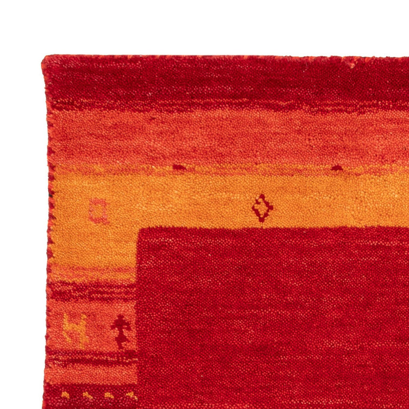 Gabbeh-matta - Softy - 90 x 60 cm - röd