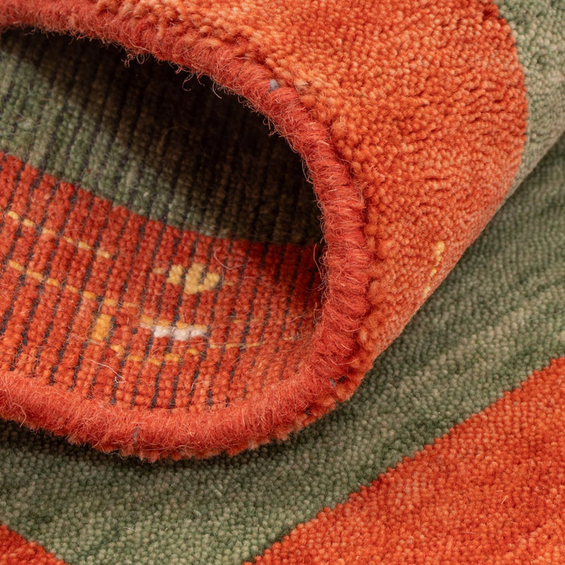 Gabbeh-matta - Softy - 90 x 60 cm - grön