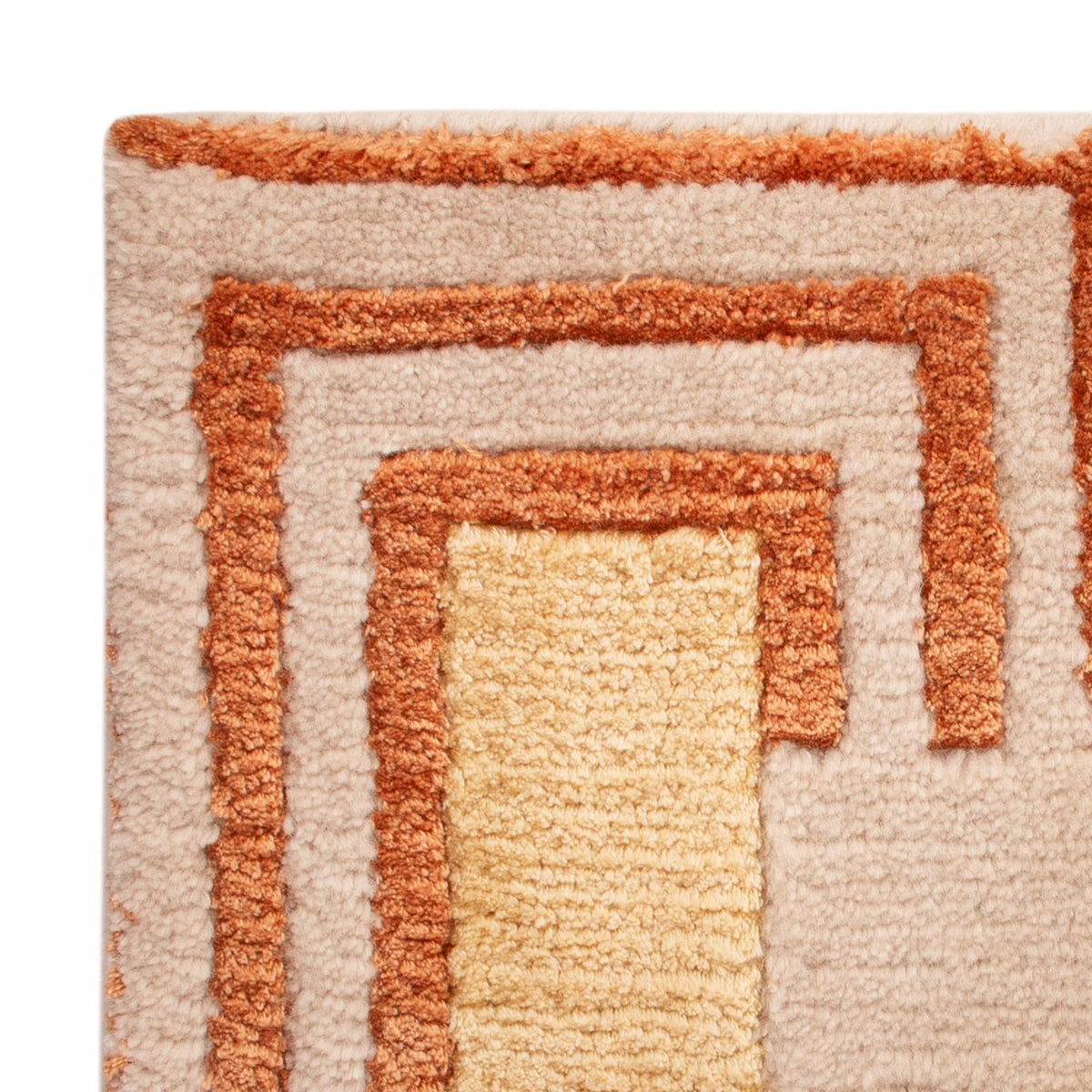 Designermatta kvadrat  - 30 x 30 cm - grön