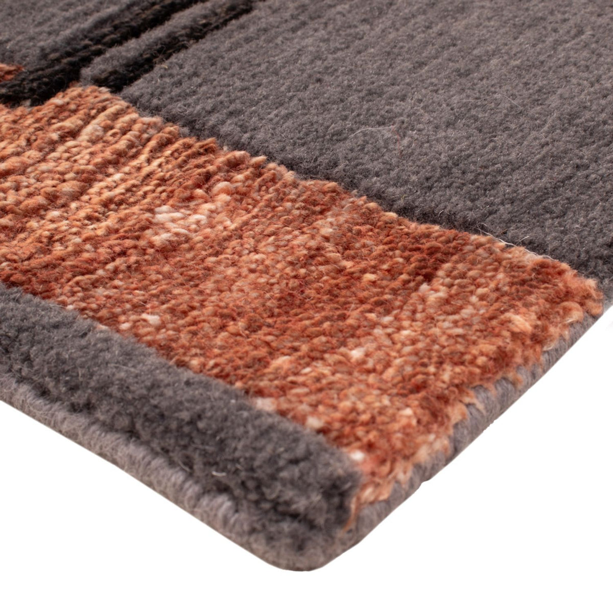 Designermatta kvadrat  - 30 x 30 cm - grått