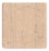 Designermatta kvadrat  - 30 x 30 cm - naturvit