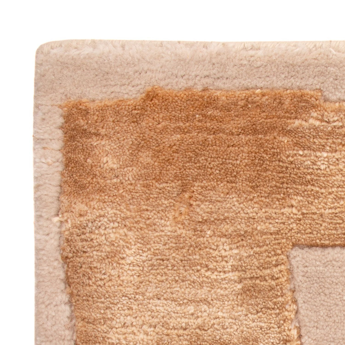 Designermatta kvadrat  - 30 x 30 cm - scala gold