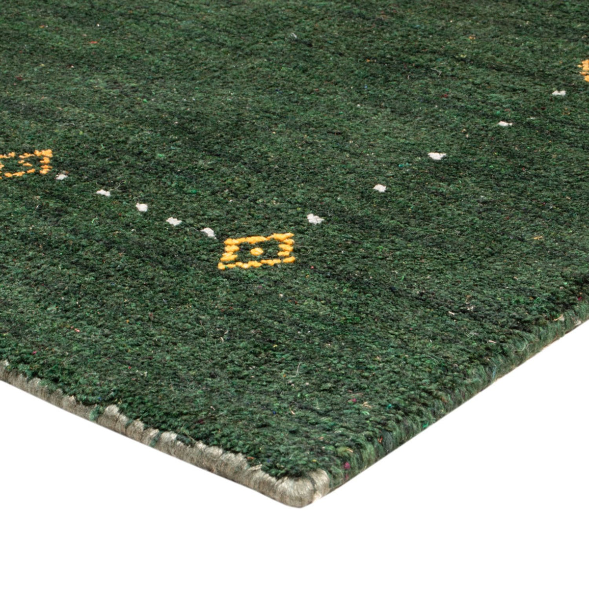 Runner Gabbeh-matta - Softy - 300 x 80 cm - grön