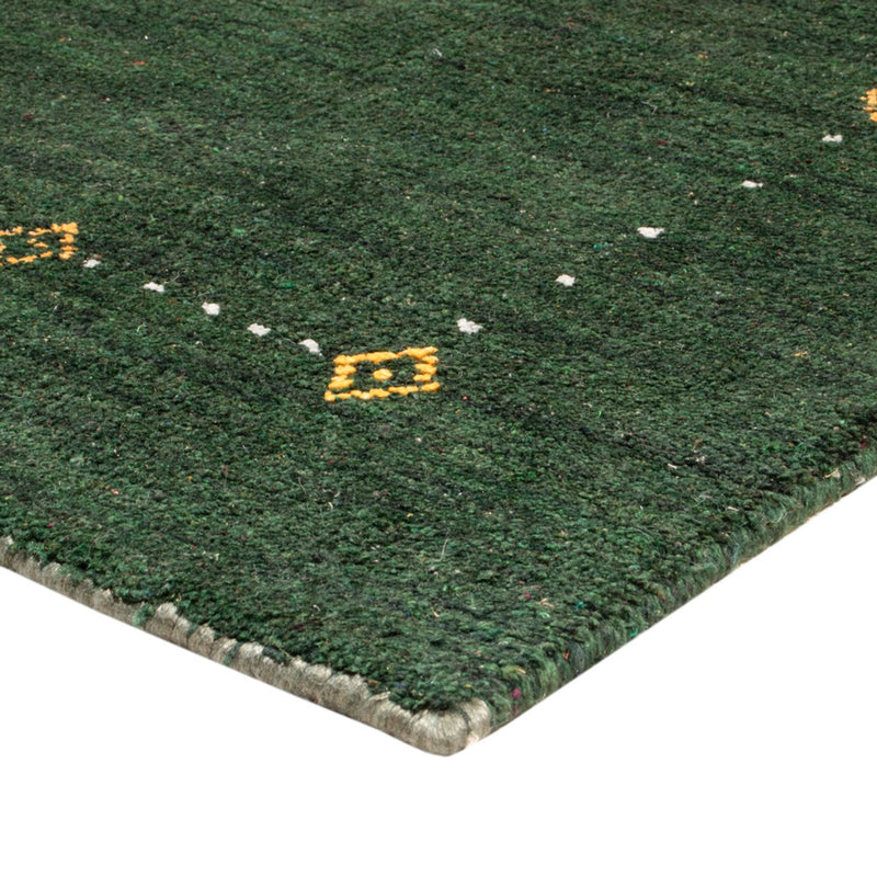 Runner Gabbeh-matta - Softy - 300 x 80 cm - grön