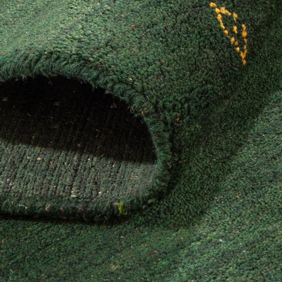 Runner Gabbeh-matta - Softy - 300 x 80 cm - grön