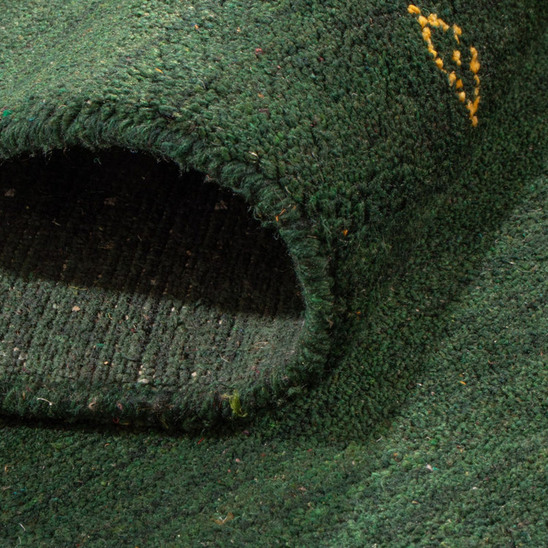 Runner Gabbeh-matta - Softy - 300 x 80 cm - grön