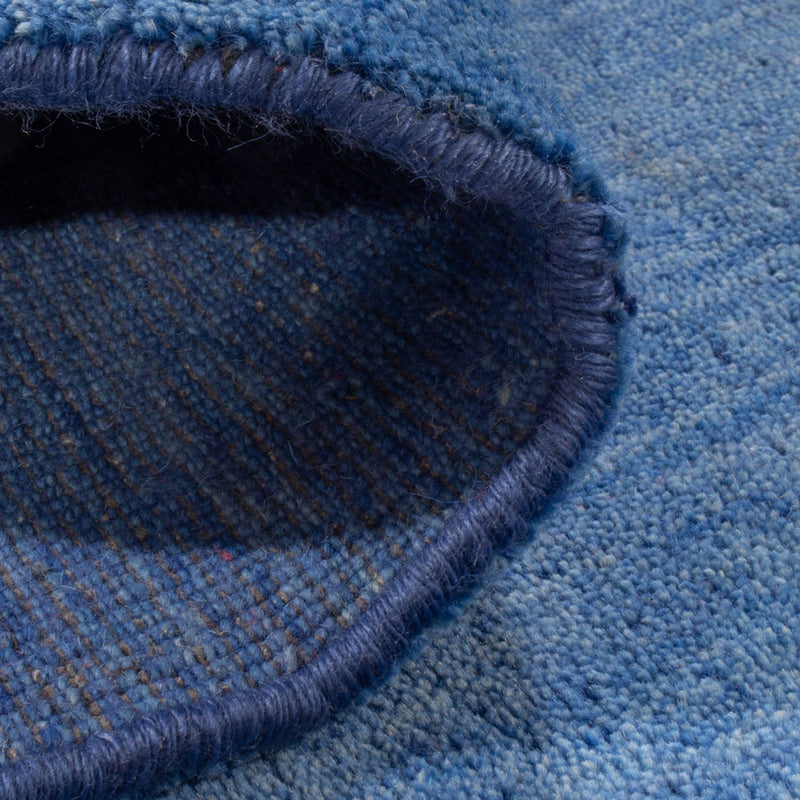 Gabbeh-matta - Softy kvadrat  - 150 x 150 cm - blå