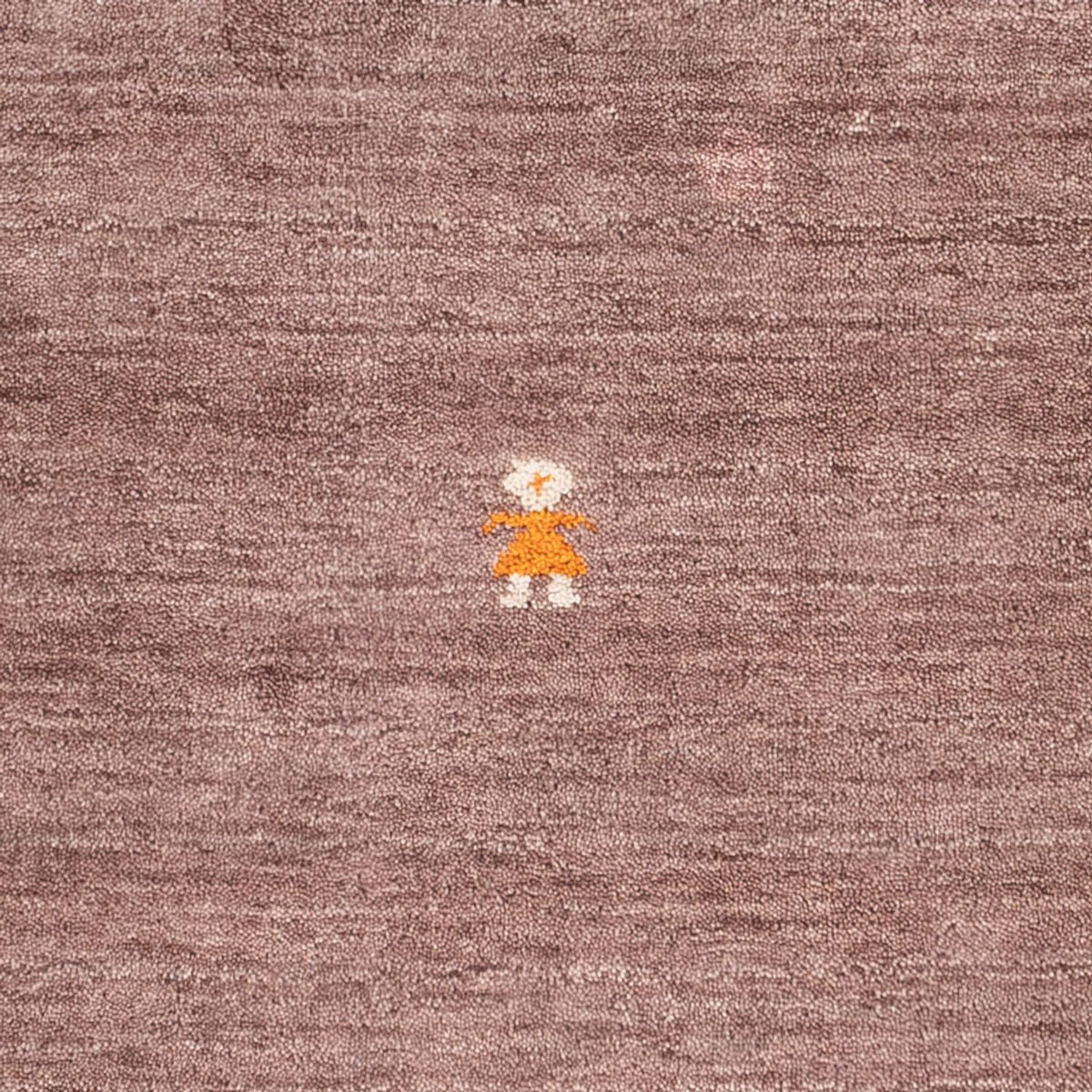 Gabbeh-matta - Softy kvadrat  - 150 x 150 cm - brun