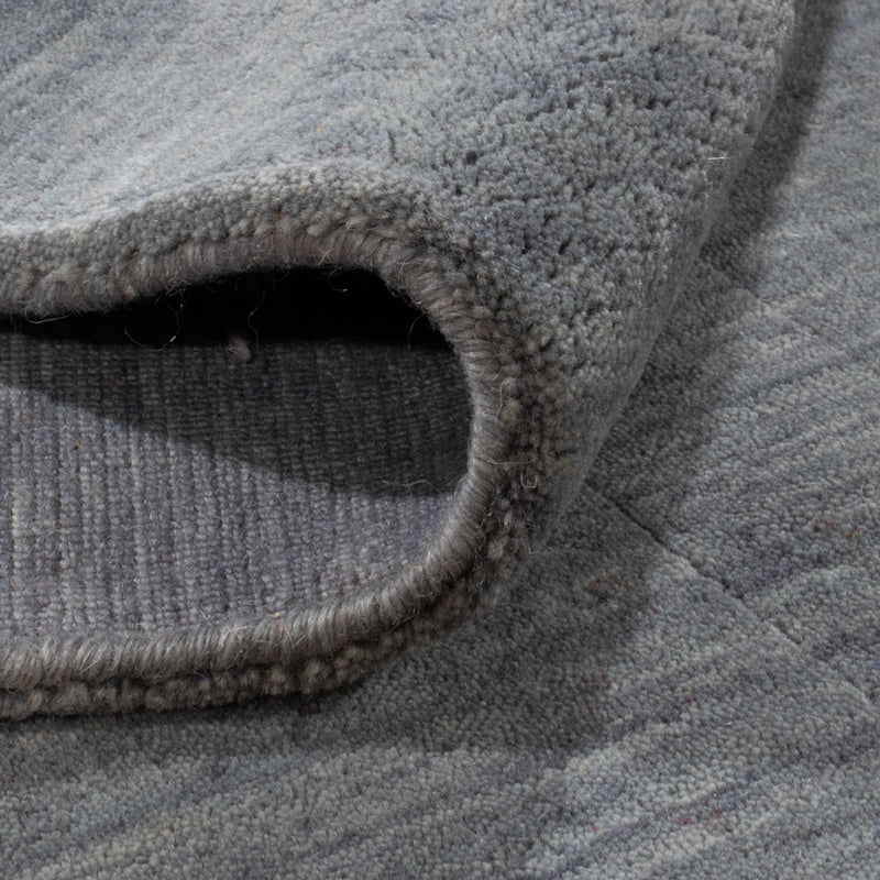 Gabbeh matta - Loribaft Softy kvadrat  - 150 x 150 cm - grått