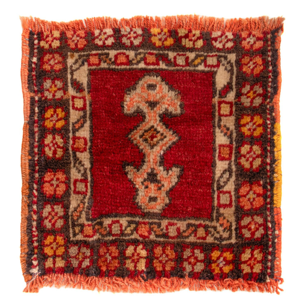 Oriental Carpet - 27 x 24 cm - röd