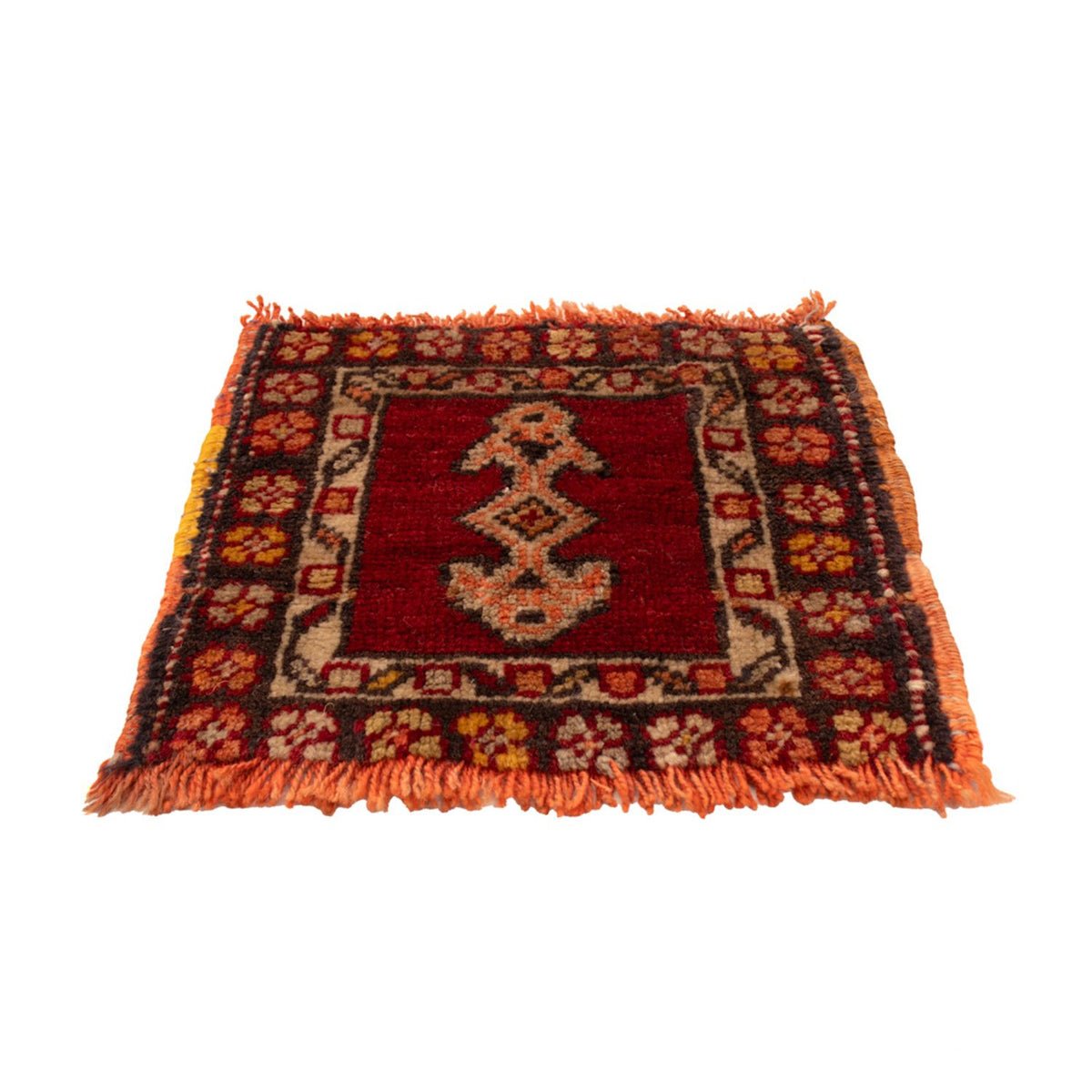 Oriental Carpet - 27 x 24 cm - röd