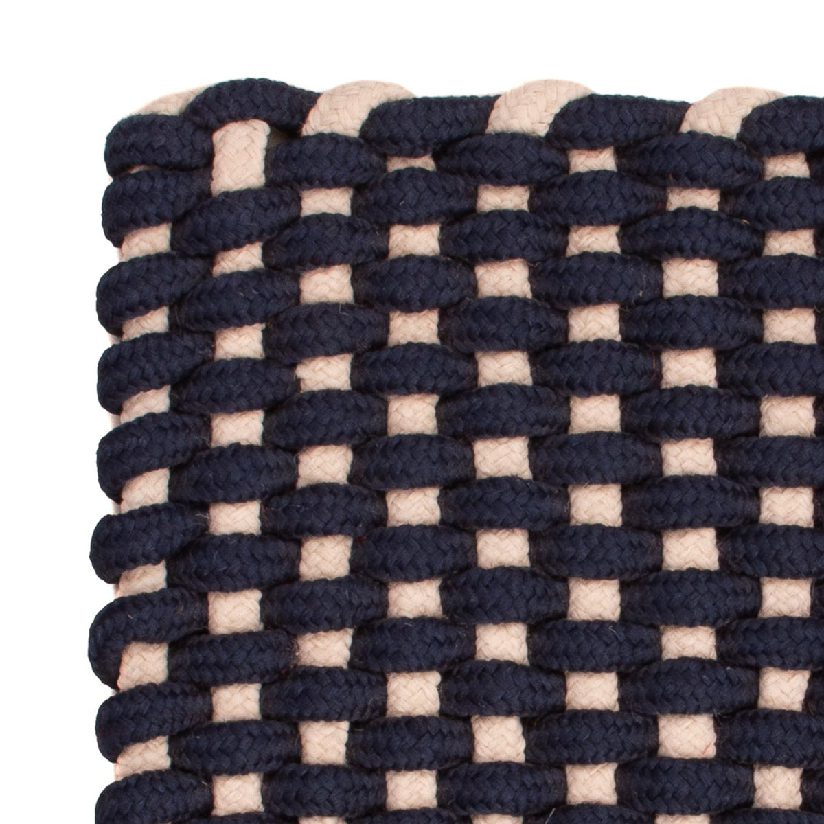 Mattan kvadrat  - 41 x 41 cm - mörkblå
