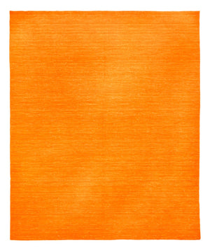 Kelim matta - trendig - 300 x 250 cm - orange