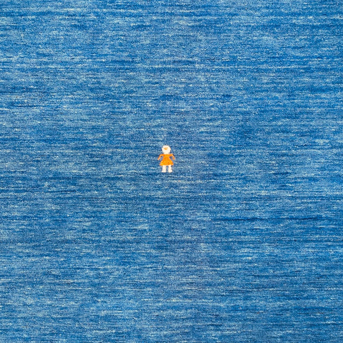 Gabbeh-matta - Softy kvadrat  - 250 x 250 cm - blå