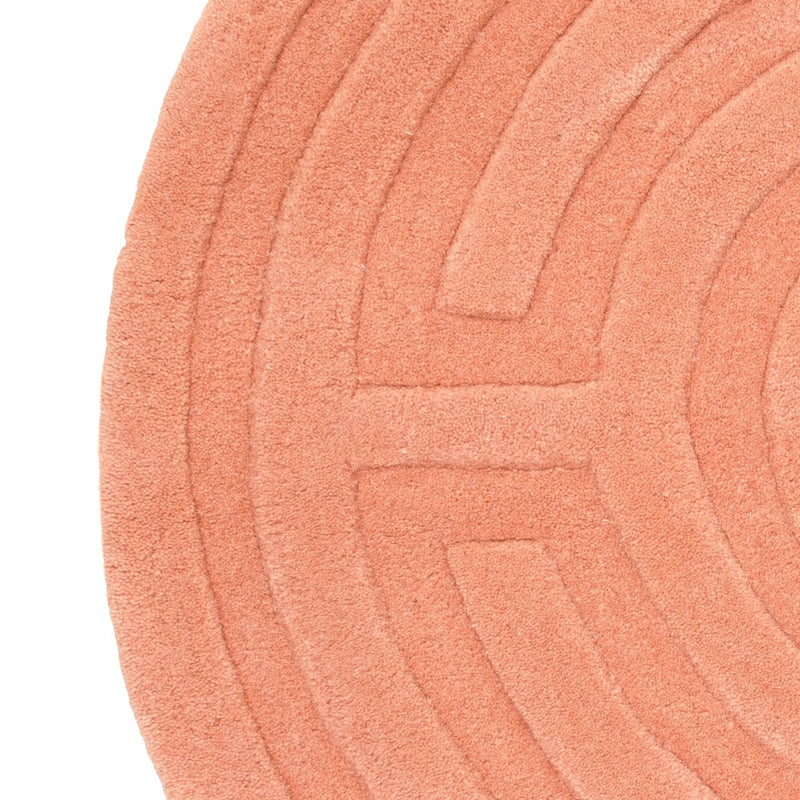 Ullmatta runt  - 80 x 80 cm - lax