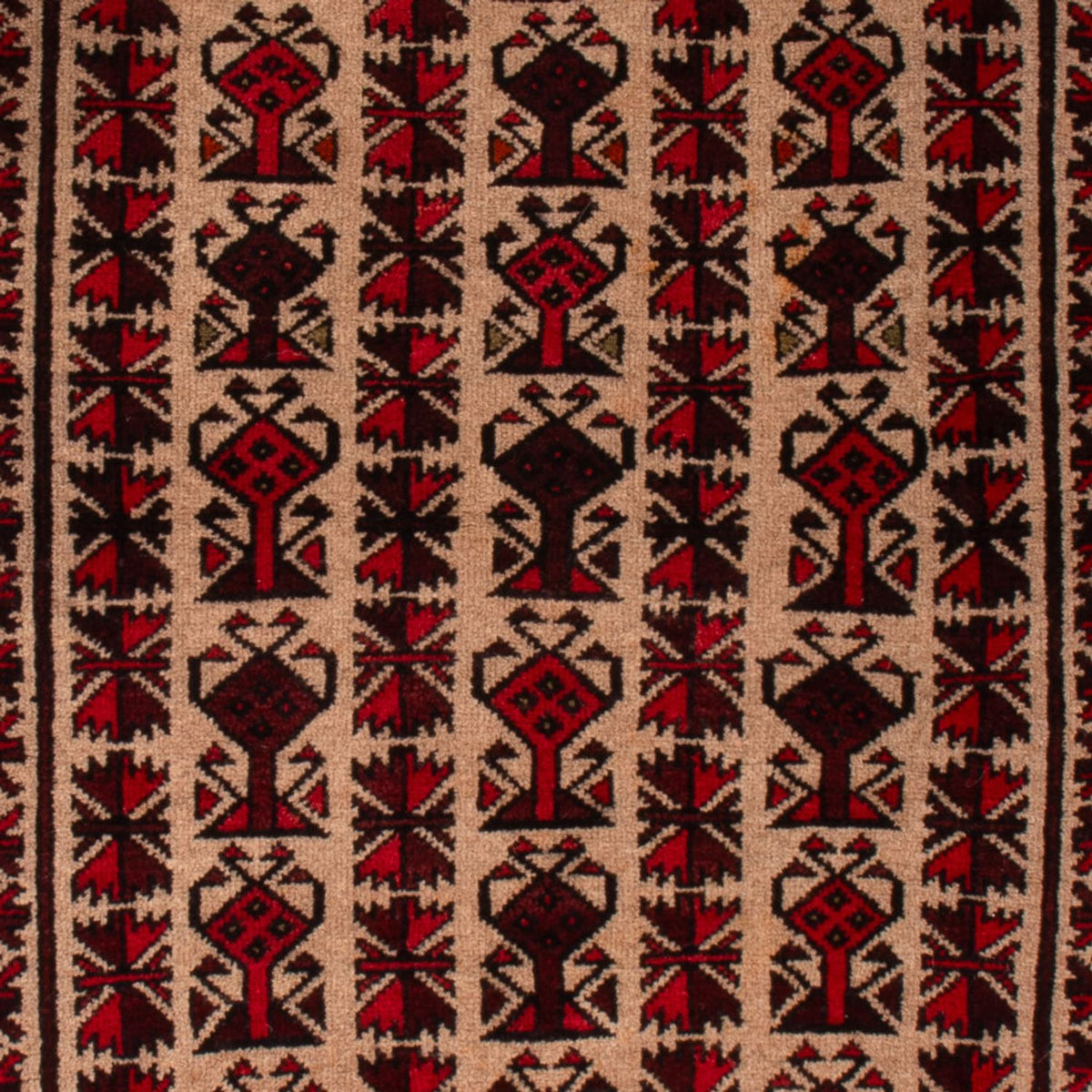 Baluch-matta - 142 x 92 cm - beige
