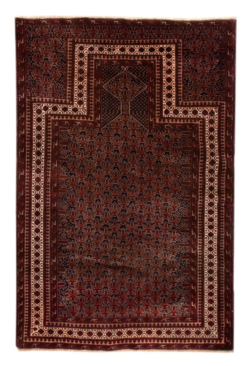 Baluch-matta - 140 x 102 cm - röd