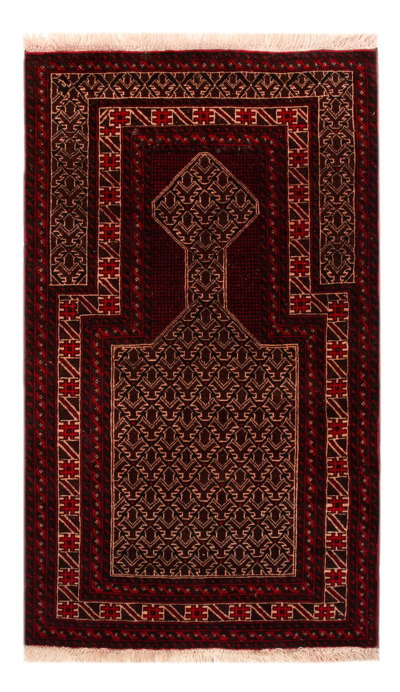 Baluch-matta - 150 x 89 cm - röd