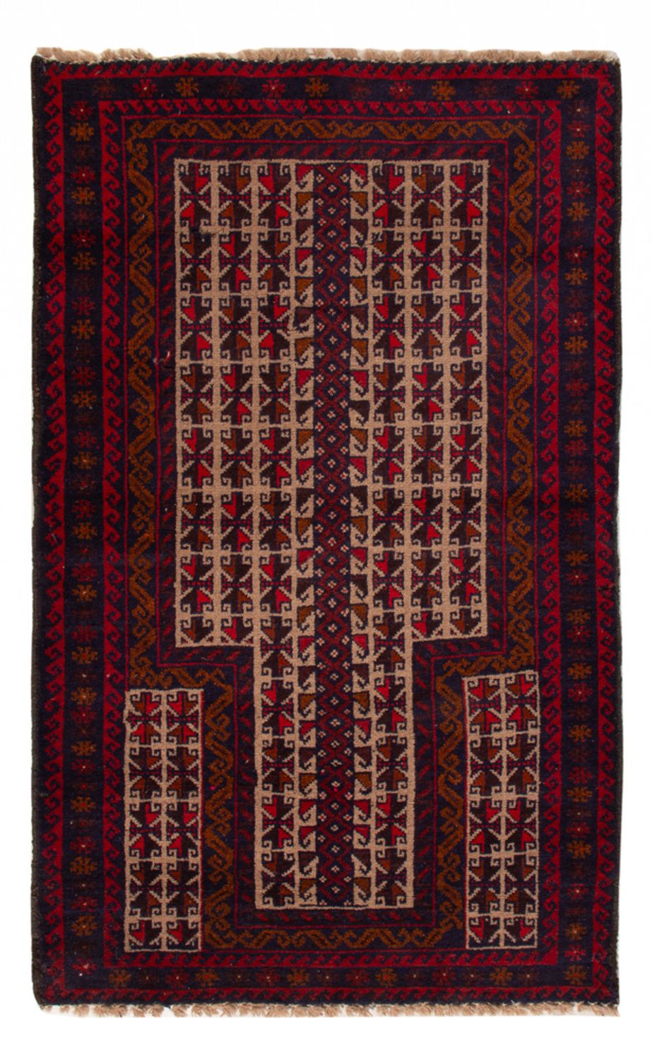 Baluch-matta - 130 x 83 cm - beige