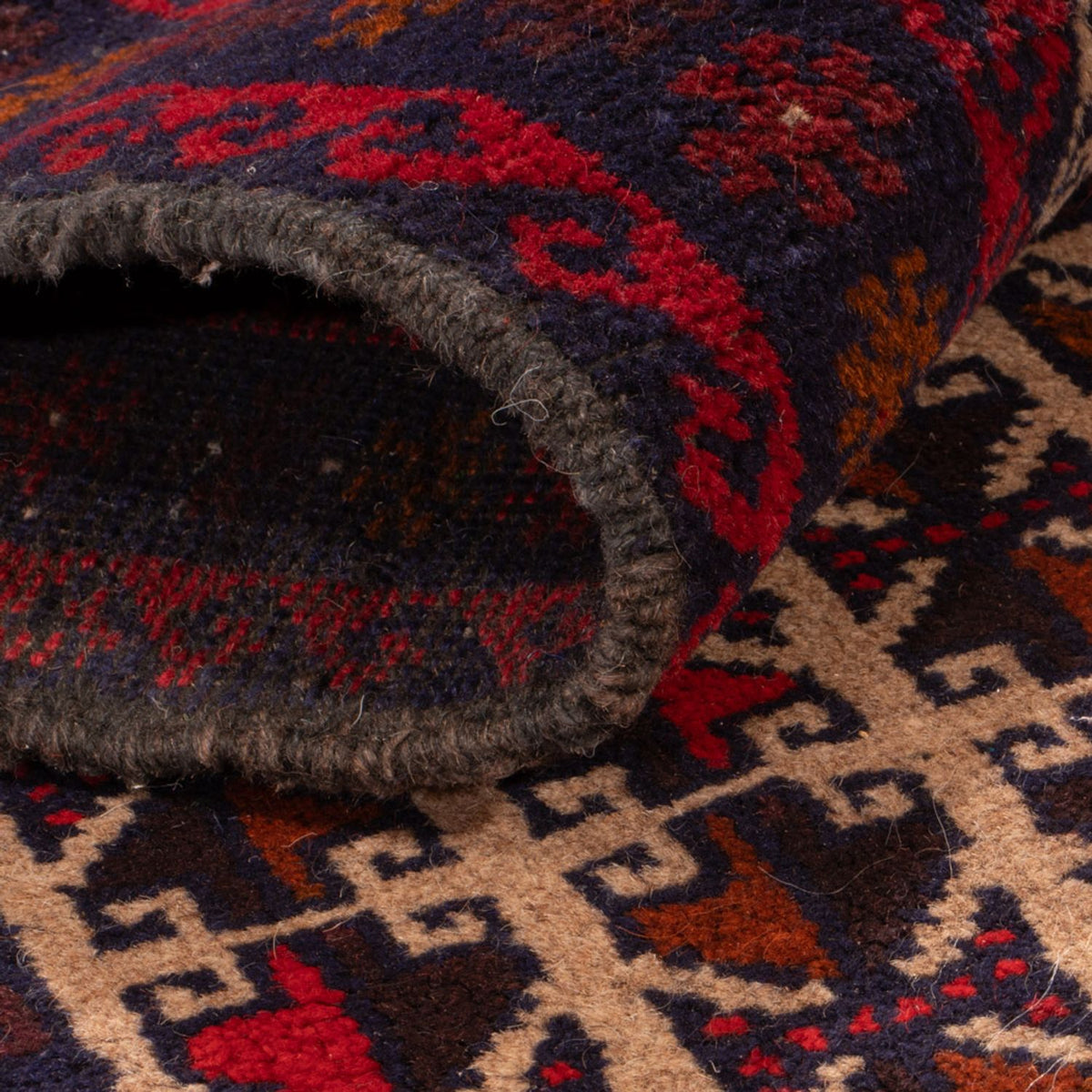 Baluch-matta - 130 x 83 cm - beige